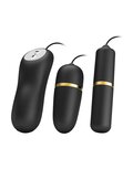 Pretty Love - Electrosex Bullet Vibrator Set - Zwart Pretty Love - Electrosex Bullet Vibrator Set - Zwart
