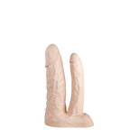 515 line - Dubbele Dildo - 18 & 13 cm - Lichte Huidskleur 515 line - Dubbele Dildo - 18 & 13 cm - Lichte Huidskleur