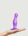 Strap-On-Me Dildo Plug Curvy - metallic paars - maat S Strap-On-Me Dildo Plug Curvy - metallic paars - maat S
