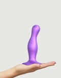 Strap-On-Me Dildo Plug Curvy - metallic paars - maat M Strap-On-Me Dildo Plug Curvy - metallic paars - maat M