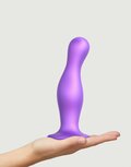 Strap-On-Me Dildo Plug Curvy - metallic paars - maat XL Strap-On-Me Dildo Plug Curvy - metallic paars - maat XL