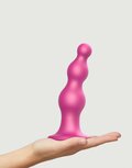 Strap-On-Me Dildo Plug Beads - metallic roze - maat XL Strap-On-Me Dildo Plug Beads - metallic roze - maat XL