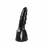 Dark Crystal - Dildo Met Extra Zware Voet 20 x 7 cm - Zwart Dark Crystal - Dildo Met Extra Zware Voet 20 x 7 cm - Zwart