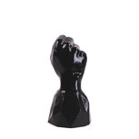 Dark Crystal - Fisting Dildo Met Zware Basis - 24 x 10,8 cm - Zwart