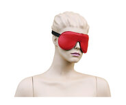 Kiotos - Leren Oogmasker Gevoerd - Rood Kiotos - Leren Oogmasker Gevoerd - Rood