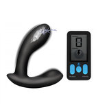 Zeus E-Stim Pro Siliconen Electrosex Vibrerende Prostaat Buttplug met Afstandsbediening Zeus E-Stim Pro Siliconen Electrosex Vibrerende Prostaat Buttplug met Afstandsbediening