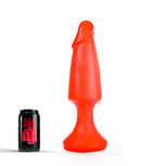 All Red - Buttplug 35 x 9,5 cm - Rood