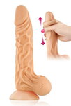 Real Body - Dildo - Real Max - Met Bewegende Voorhuid - 22 cm