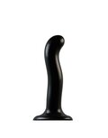 Strap-on-Me G-spot en P-spot Dildo - zwart - maat L Strap-on-Me G-spot en P-spot Dildo - zwart - maat L