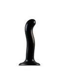 Strap-on-Me G-spot en P-spot Dildo - zwart - maat M Strap-on-Me G-spot en P-spot Dildo - zwart - maat M