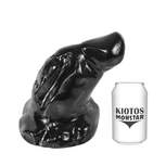 Kiotos Monstar - Lizzard - Dildo - 22,5 x 8,5 cm - Zwart