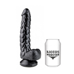 Kiotos Monstar - Echo - Dildo - 24,5 x 4 cm - Zwart