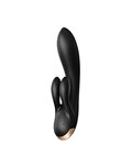 Satisfyer - Double Flex Rabbit - Tarzan Vibrator - Met App Control - Zwart Satisfyer - Double Flex Rabbit - Tarzan Vibrator - Met App Control - Zwart