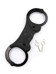 Mister B Cuff - Double Lock Rigid Steel - Politiehandboeien - Zwart