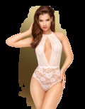 Penthouse - Kanten Body TOXIC POWDER - Wit - Maat S/M