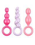 Satisfyer - Booty Call - Anaal Plugs - Set Van 3 - gekleurd Satisfyer - Booty Call - Anaal Plugs - Set Van 3 - gekleurd