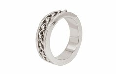 Kiotos - Cockring Met Ketting detail - RVS - Diameter 50 mm