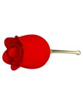 Pretty Love - Clitoris Vibrator Met likstimulator Rose Lover - Rood/Goud
