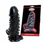 Malesation - Penis Sleeve met Noppen - Nubby Sleeve - Zwart