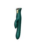 Zalo - Mose - Stotende Tarzan Vibrator - Thrusting Rabbit Vibrator - Smaragd Groen Zalo - Mose - Stotende Tarzan Vibrator - Thrusting Rabbit Vibrator - Smaragd Groen