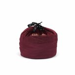 Liebe Seele - Wine Red Fluwelen Storage Bag - Opbergtas - Cilindervormig Liebe Seele - Wine Red Fluwelen Storage Bag - Opbergtas - Cilindervormig