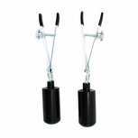 Kiotos Steel - Tepelklemmen - Verstelbare Knijpklemmen met Gewichten van 2 x 100 gram - RVS Kiotos Steel - Tepelklemmen - Verstelbare Knijpklemmen met Gewichten van 2 x 100 gram - RVS