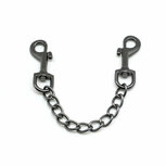 Liebe Seele - Quick Release Clips Met Ketting - Zwart Chroom Liebe Seele - Quick Release Clips Met Ketting - Zwart Chroom