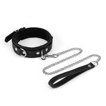 Liebe Seele - Black Bond - Eco-vriendelijke Collar Met Leiband - Nikkelvrije Hardware - Zwart Liebe Seele - Black Bond - Eco-vriendelijke Collar Met Leiband - Nikkelvrije Hardware - Zwart
