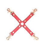 Liebe Seele - Angel's Kiss Exclusieve Leren Hogtie - Roze/Rosé Goud Liebe Seele - Angel's Kiss Exclusieve Leren Hogtie - Roze/Rosé Goud