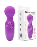 Pretty Love Little Cute - Vibrator - Mini Stick - Mini Wand Vibrator - Paars - Compact, Krachtig en Veelzijdig Pretty Love Little Cute - Vibrator - Mini Stick - Mini Wand Vibrator - Paars - Compact, Krachtig en Veelzijdig