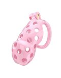 Rimba - P-Cage PC03 - Kunststof Kuisheidskooi - Peniskooi - Chastity - Roze - Medium