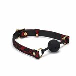 Liebe Seele - Victorian Garden - Ball Gag - Zwart/Rood Liebe Seele - Victorian Garden - Ball Gag - Zwart/Rood