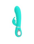 Pretty Love - Prescott - Rabbit Vibrator - Dubbele Motor - Turquoise