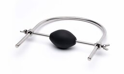 Black Label - Solid Bond - Beugel Ball Gag met Schroefmoeren Black Label - Solid Bond - Beugel Ball Gag met Schroefmoeren