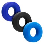 Hünkyjunk - Cockring - 3 stuks - Blauw/Zwart Hünkyjunk - Cockring - 3 stuks - Blauw/Zwart