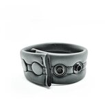 665 Leather - Neopreen Cockring - Diameter 50 mm 665 Leather - Neopreen Cockring - Diameter 50 mm