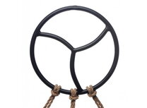 Black Line - Shibari Bondage Suspension Ring - Zwart