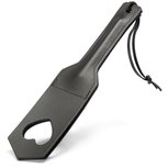 Black Label - Lederen Paddle met Uitgesneden Hart - Zwart Black Label - Lederen Paddle met Uitgesneden Hart - Zwart