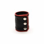 665 Leather - Leren Pols Portemonnee - Zwart Rood - Wrist Wallet Zip Black Red 665 Leather - Leren Pols Portemonnee - Zwart Rood - Wrist Wallet Zip Black Red