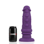 665 Liquid Silicone - Dildo - Aubergine - Liquid Siliconen - Paars - Maat XL