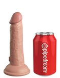 Pipedream - King Cock - Dual Density Vibrerende Dildo - 15 cm Pipedream - King Cock - Dual Density Vibrerende Dildo - 15 cm