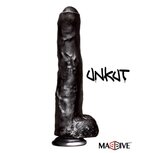 Massive - Big Black Cocks - Unkut - Onbesneden Dildo - PVC - 35 x 6,5 cm Massive - Big Black Cocks - Unkut - Onbesneden Dildo - PVC - 35 x 6,5 cm
