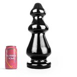 Bubble Toys - Bowl - XXL Anaal Plug - 33 x 13 cm- Zwart