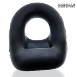 Oxballs - 360 - Cockring En Ball Sling - Night Edition - Mat Zwart