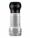 Kiiroo - Feel Pocket Stroker Crystal en Powerblow Combo - Zwart/Transparant Kiiroo - Feel Pocket Stroker Crystal en Powerblow Combo - Zwart/Transparant