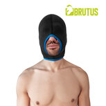 Brutus - Neoprene Blind Face Fucker Hood  - Zonder Oogopeningen - Zwart/Blauw Brutus - Neoprene Blind Face Fucker Hood  - Zonder Oogopeningen - Zwart/Blauw