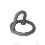 Sport Fucker - Cum Stopper - Siliconen Sperm Stopper - Metallic Grijs Sport Fucker - Cum Stopper - Siliconen Sperm Stopper - Metallic Grijs