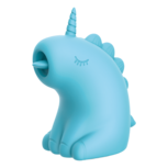 ER - Snowflake Unicorn - Clitoris Vibrator met Likkende Tong - Blauw