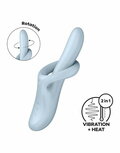 Satisfyer - Heat Flex 4 - Verwarmende Rabbit Vibrator - Lichtblauw Satisfyer - Heat Flex 4 - Verwarmende Rabbit Vibrator - Lichtblauw