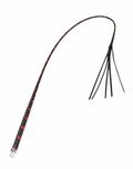 RISE - BDSM Zweep - Feather Single Tail - Zwart/Rood RISE - BDSM Zweep - Feather Single Tail - Zwart/Rood